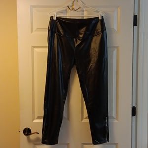 Pleather Black Pants